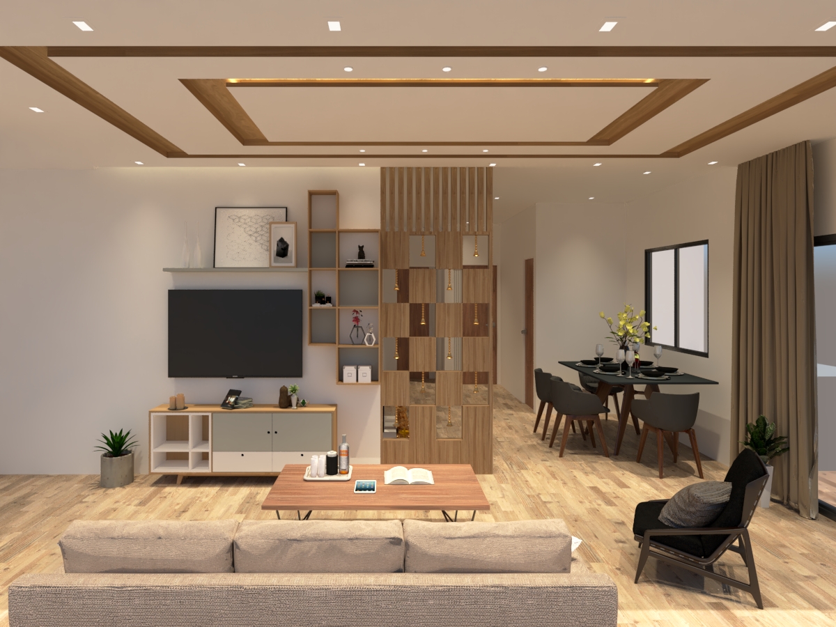 Mr. Sandip’s 2bhk Interior – Wakad – Living Room